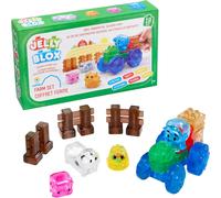 Jelly Blox-Kit La Ferme-18 Blocs Construction Tactiles Pour Créer Sa Ferme-Animaux,Tracteur&Accessoires-Jeu De Consrtuction Sensoriel Pour Enfants Dès 2 Ans-Blocs Souples&Flexibles