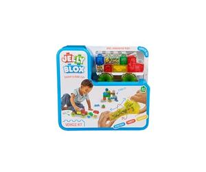 Jelly Blox - Vroom Kit - 35 Blocs de Construction Tactiles pour Créer Un Camion- Jeu de Construction pour Enfants dès 2 Ans - Expérience Sensorielle avec Blocs Extensibles, Souples et Flexibles