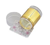 Jelly Clear Nail Stamper Grattoirs en silicone Art Stamping Art Tools Salon Home French Nail Kit