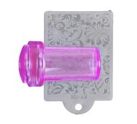 Jelly Clear Nails Stamper Nails Scraper Silicone Nail Art Stamper Kits Nail Art Outils Nail Art Salon Maison