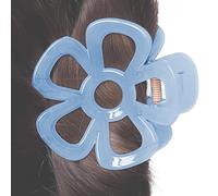 Jelly Flower Claw, Jelly Beach Hair Claw, Small Strong Hold Clip, Sturdy Artistic Floral Clips for Thin and Thick, Hair Accessory, Stylish Clip for Women and Girls