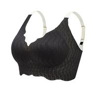 Jelly Gel Shaping-BH Jelly Gel Shaping-BH All Day Tender Care Jelly Gel-BHS für Frauen Klein Damen Bustier (Black, M)