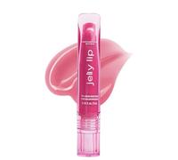 Jelly Job Gloss Repulpant Lèvres, Tinte Hydratant avec Effet Baume, Finition Lissante et Hyper-Brillante, Réduit Visiblement les Ridules pour Femmes (#4, 3ml)
