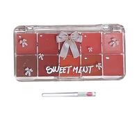 Jelly Lip Gloss Palette, 10 couleurs hydratantes, rouge à lèvres hautement pigmenté, brillant longue durée, vibrant pour femmes et filles