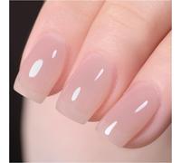 Jelly Nude Gel Vernis À Ongles, 16 Ml Sheer Rose Pink Translucent Soak Off Gel Polish, Uv Light Cure For Nail Art Diy, Couleur 1624, Ocean Song