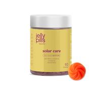 Jelly Pills Gummies Bêta-Carotène, Lycopène & Cuivre + Vitamines A, C, E - 60 gummies vegan sans sucres ajoutés - goût fraise - pigmentation peau