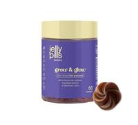Jelly Pills Gummies Cheveux à la biotine, prêle & acide oléanolique - 60 gummies vegan sans sucres ajoutés - goût framboise - cheveux et peau normaux