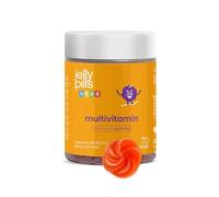 Jelly Pills Gummies Multivitamines Enfant, 14 vitamines & minéraux, A, C, D, E, zinc, biotine - 70 gummies vegan - cure 2 mois - dès 3 ans - fraise