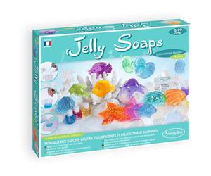 Jelly Soaps - SENTOSPHERE - Crée tes propres savons - Tous les éléments sont inclus pour la création - Dès 8 ans