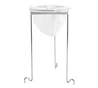 Jelly Strainer For Canning - Stand Holding Rack, Fine Mesh Fabric Filter Insert System, Multi Use Extraction Kit, Homemade Beverage Clarification Device Fruit Pulp Separation Cooking