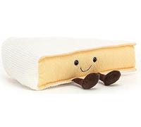 Jellycat Amuseable Brie Cheese Décoration en peluche à collectionner