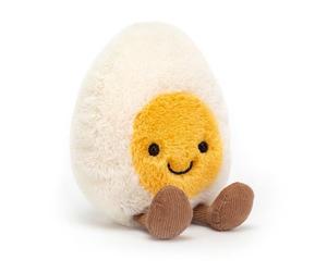 Jellycat Amuseable Happy Boiled Egg - L: 4 cm x l: 8 cm x h: 14 cm