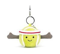Jellycat Amuseables Breloque de sac balle de tennis 6,3 cm | Porte-clés en peluche | Cadeau pour les fans de sport, tennis