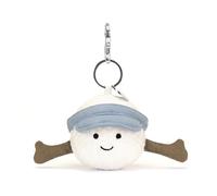 Jellycat Amuseables Breloque de sac en forme de balle de golf, 6,3 cm | Porte-clés en peluche | Cadeau pour les fans de sport, golf