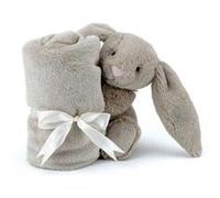 Jellycat - Blossom Bashful Bunny Beige Soother - Peluche lapin 33 cm Beige