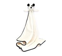 Jellycat - Couverture avec doudou Bashful Black & Cream Puppy
