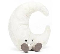 Jellycat Décoration en peluche croissant de lune blanche à collectionner