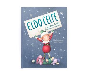 Jellycat - Livre Eldo l’Elfe et le Lapin Timide de toutes les couleurs Livre