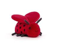 Jellycat Loulou Love Bug Peluche Insecte et Bug 12,7 cm | Cadeau classique pour enfant | Cadeau de Saint-Valentin