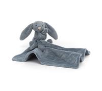 Jellycat - Peluche Lapin Bashful Dusky Blue Bunny avec doudou