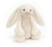 JellyCat - Peluche Lapin crème Bashful 51 cm