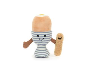 Jellycat - Peluche Oeuf à la Coque Amuseables Boiled Egg & Soldier