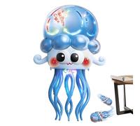 Jellydancer Tummy Time Toy - Jouet musical interactif lumineux pour bébé avec effets 3D, méduses jouets pour tout-petits | Jouet de danse magique pour 3-13 garçon fille anniversaire Pâques