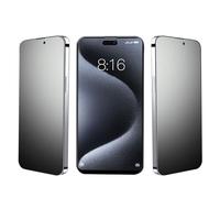 JELLYEA 3 Pièces Mat Verre Trempé Anti-Espion pour iPhone 15 PRO Protection Écran Privacy Dureté 9H Anti-Empreintes digitales Anti-Spy Mat Protège Écran pour iPhone 15 Pro,6.1”