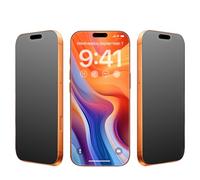 JELLYEA 3 Pièces pour iPhone X Pro Max Mat Verre Trempé Anti-Espion