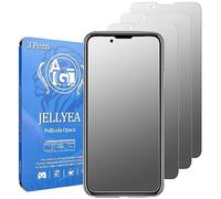 JELLYEA 3-Pièces Verre Trempé Mat pour iPhone 13 Pro Max Protection écran Mat Anti-reflets Anti-empreinte digitale 9H Vitre Protecteur Mat pour iPhone 13 pro max,6.7