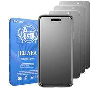 JELLYEA Verre Trempé Mat pour iPhone 15 / iPhone 15 Pro [3-Pièces] Protection écran Mat Anti-reflets Anti-empreinte digitale 9H Vitre Protecteur Mat pour iPhone 15 Pro/15,6.1"