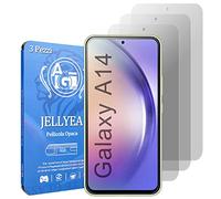 JELLYEA Mat Film mat pour Samsung Galaxy A14 [3-pièces] Verre trempé mat anti-reflets anti-rayures anti-rayures 9H Film de protection mat pour Galaxy A14 4G/5G, 6.6