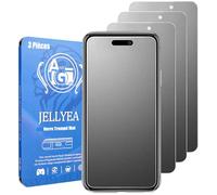 JELLYEA pour iPhone 15 / iPhone 15 Pro Mat Protection Écran (3 Pièces) Mat Verre Trempé Anti-Reflets Anti-Trace 9H Matte Vitre Protecteur pour iPhone 15/15pro,6.1"