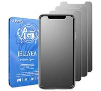 JELLYEA Verre Trempé Mat pour iPhone 14 [3-Pièces] Protection Écran Anti-reflets Anti-empreinte Digitale 9H Vitre Protecteur pour iPhone 14, 6.1"