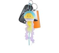 Jellyfish Phone Fascolo - Pelugala porte clavier de sourire farcis à la gelée Glowing | Mignon porte-clés pour animaux marins pour amis amoureux, pendentif pour jouets doux pour vous, bleu, Fare