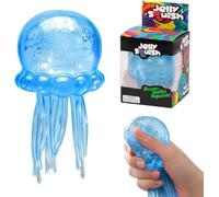 Jellyfish Squishy Jouets Anti Stress Sensory Squeeze Toy pour Soulager Le Stress Anxieux Jouets Squishy Fidget avec particule Jouet Sensoriel pour Enfant Et Adulte Le Bureau la Maison Cadeau de Pâque