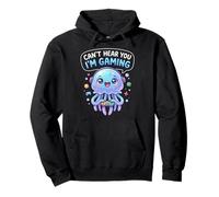 Jellyfish Video Gamer, Gaming Can't Hear You I'm Gaming Sweat à Capuche