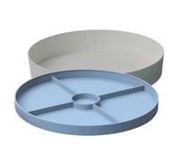 Jellystone Designs, Plateau de Jeu 2 en 1 avec Couvercle, Jeu sensoriel pour Enfants à partir de 3 Ans, Bleu Doux, 35,5 x 6 cm