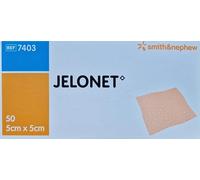 JELONET Lot de 50 pelures de paraffine stériles 5 x 5 cm