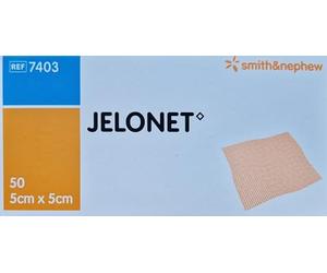 JELONET Lot de 50 pelures de paraffine stériles 5 x 5 cm