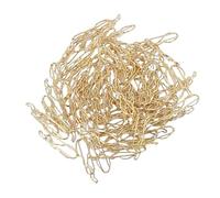 Jelquix 100 Trombones en Forme de Têtard, Pinces Décoratives en Acier Inoxydable, Trombones en Boîte Transparente, Idéaux pour le Bureau, la Maison et l'école