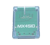 Jelquix Adaptateur de Lecteur de Carte Mémoire dédié Plug and Play, Facile à Utiliser pour Console FAT, Matériau ABS (Bleu transparent)