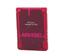 Jelquix Adaptateur de Lecteur de Carte Mémoire dédié Plug and Play, Facile à Utiliser pour Console FAT, Matériau ABS (Rouge transparent)