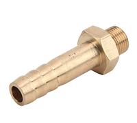Jelquix Adaptateur de Réservoir de Gaz en Alliage D'aluminium de Haute qualité, Raccord de Valve Léger de 10mm pour Barbecue de Camping en Plein Air avec 2 Anneaux en Caoutchouc