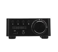Jelquix Amplificateur Bluetooth pour Domestique, 80W X 2 Stéréo | Ampli numérique Bluetooth 5.0, lecteur SD USB, prise en charge des haut-parleurs passifs 4 6 8 16 Ohm
