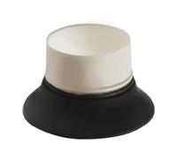 Jelquix Anneau en Caoutchouc D'amplificateur Basse Fréquence (White) | Booster D'effet de Grosse Caisse, Protecteur de Trou de Port, Conception de Contrôle du Flux D'air, Installation Facile