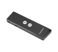 Jelquix Appareil de Traduction de Langue avec Une Précision de 99% en Temps Réel pour Les Voyages et L'apprentissage 74 Langues Bluetooth 5.0 Portable en Alliage D'aluminium (Black)