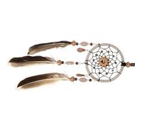 Jelquix Attrape-rêves Fait à la Main, Coquilles de Plumes, Pendentif de Voiture, Artware de Style Indien, Cadeau Porte-bonheur