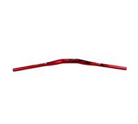 Jelquix Barre élévatrice de Vélo, Guidon de Piste de Roue en Alliage d'aluminium, Diamètre de Montage de 31,8 Mm, Longueur de 780 Mm, avec Conception Ergonomique Antidérapante, pour Vélos (rouge)