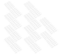 Jelquix Bâtonnets Transparents pour échantillons D'ongles, 240 Pièces, pour Affichage de Nail Art et Fournitures de Manucure en Plastique de Haute qualité (Forme longue pointue 240 pièces)